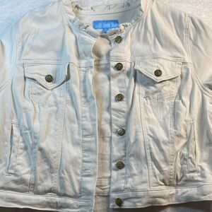 White Denim Jacket - Draper James